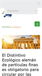 Mobile Screenshot of distintivo-ecologico.es